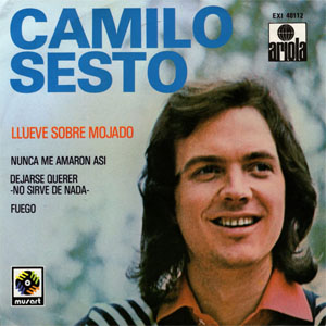 Disco Llueve Sobre Mojado de Camilo Sesto
