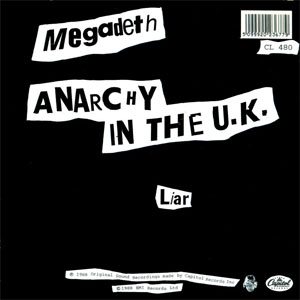 Disco Anarchy In The U.K. de Megadeth