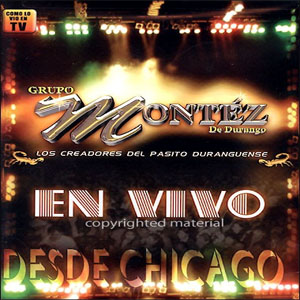 Disco En Vivo de Montez de Durango