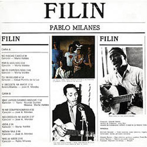 Disco Filin de Pablo Milanés