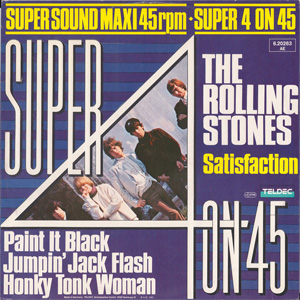 Disco Super 4 On 45 de The Rolling Stones